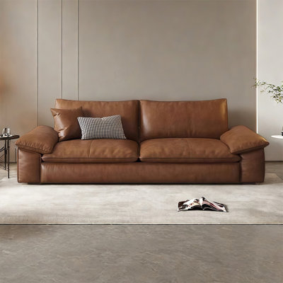 Italian-style Simple and Retro Straight-row Sofa