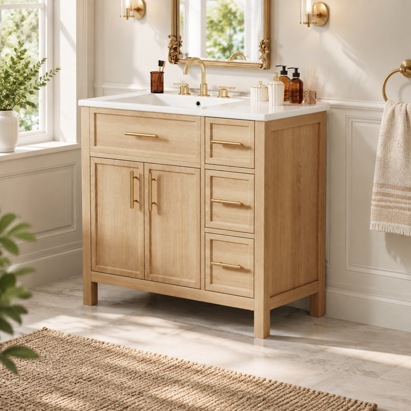 Single Bathroom Vanity with Top