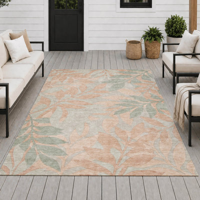 Tapis tropical intérieur / extérieur lavable à la machine Chantille ACN2955