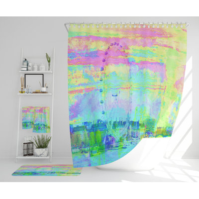 Nayely Polyester Shower Curtain Set