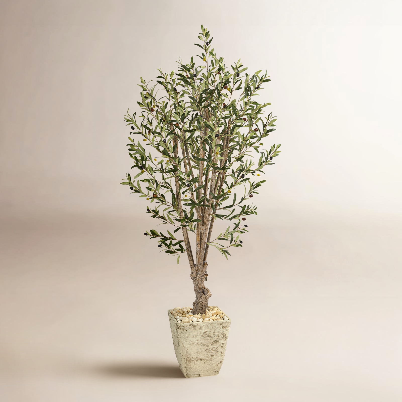60'' Faux Olive Tree Tree in Planter