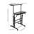 Height Adjustable Rectangle Standing Desk with USB Interfaces And US Standard Sockets-1276230397