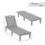 Chaise longue d'extérieur inclinable (ensemble de 2)-114308761