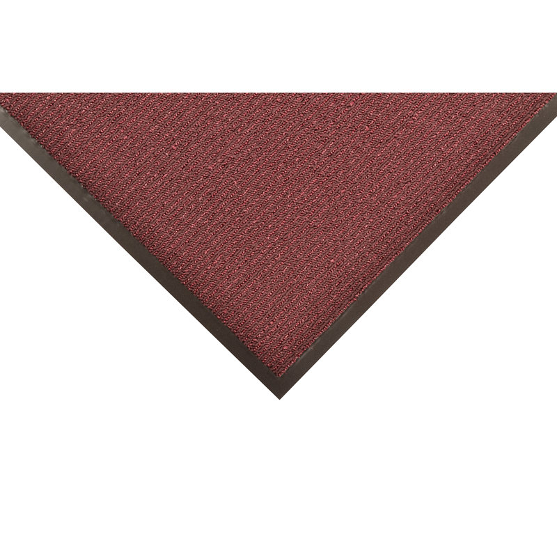 Yoshiko Indoor Doormat, Rectangle 2' x 3', Burgundy