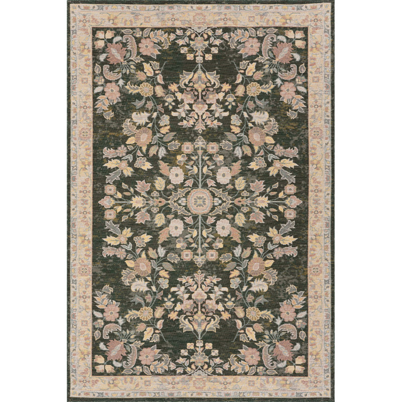  Talora Indoor/Outdoor Traditional Area Rug, Runner 2'6'' x 8', Blue
