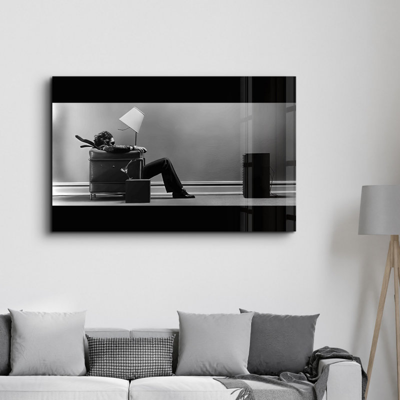 Peinture élégante en verre trempé de 27,6 po x 43,3 po | 100% verre trempé, épaisseur: 0,16 pouce | Œuvre imprimée UV, parfaite pour la décoration intérieure et les intérieurs modernes, des visuels époustouflants pour toute pièce