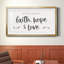 Faith, Hope, Love - reproduction d'art encadrée de qualité supérieure - prête à être accrochée-1909490956-1909491185