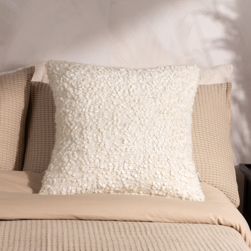 Sabra Square Cushion Cover, White