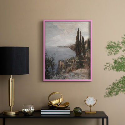 Reproduction encadrée vintage en bois massif CLxxxix