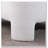 White Chenille Ottoman