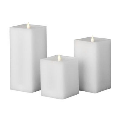 Classic Motion Flameless Square Candle Set