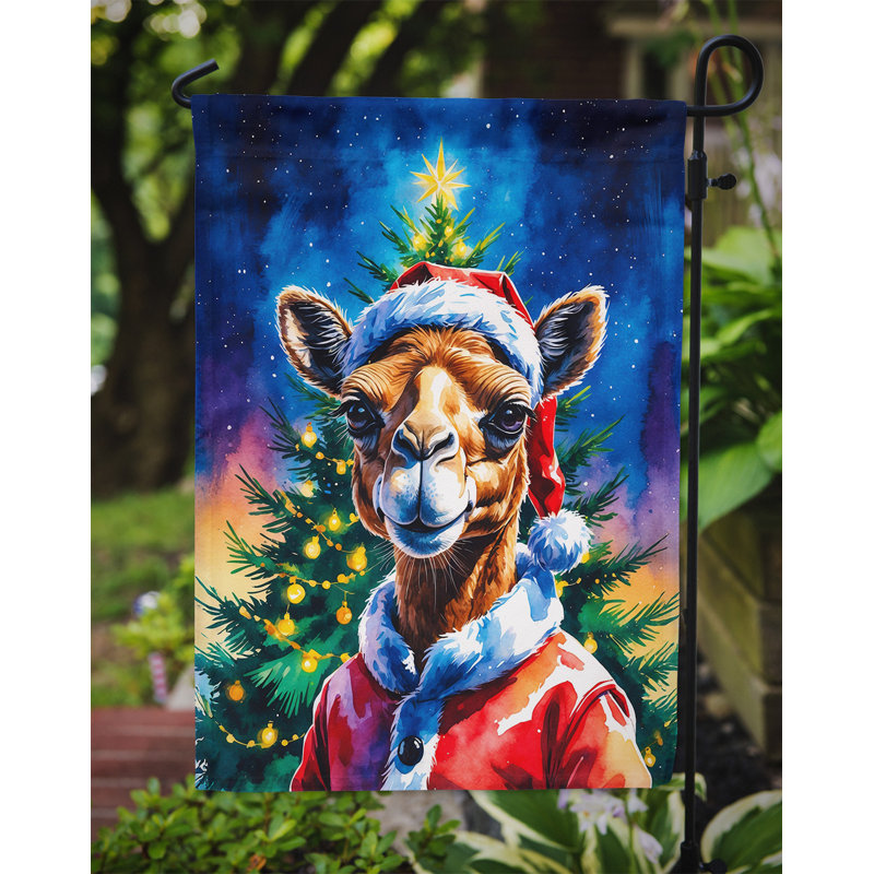 Drapeau de jardin de Noël, Chameau