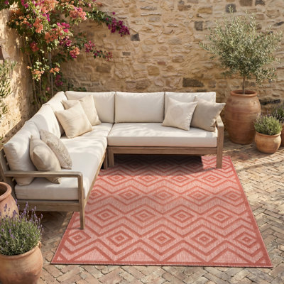 Tapis intérieur / extérieur à motif de losanges / intérieur fondé Select Foundry Select