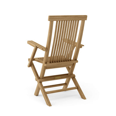 Bristol Folding Teak Patio Dining Chair