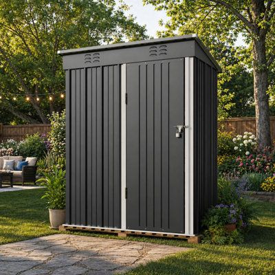 5 ft. Wx 6 ft. H Outdoor Storage Shed