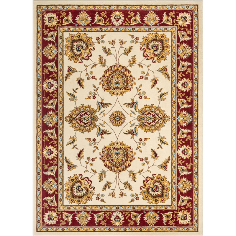Cool Oriental Synthetic Area Rug, Rectangle 67 x 120cm