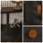 Retro Black Solid Wood Sideboard