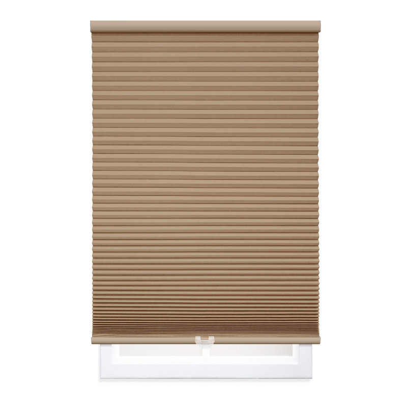 Store alvéolaire occultant sans fil 1,5 po EcoHome, Latte, L 22 po x L 84 po