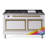 ILVE Nostalgie II Series Noblesse 60 inch Dual Fuel Range with 9 Sealed Burners, Griddle (Glass Door)-112295548-112295547