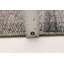 Tapis décoratif en laine gris foncé de conception unique 5 pi 4 po x 8 pi 5 po noué à la main