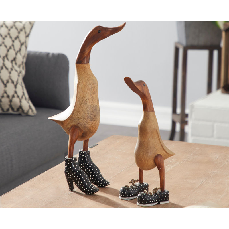 Erk Animals Figurines & Sculptures, Dark Brown