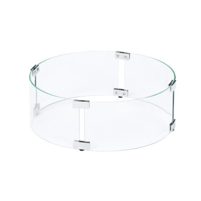 Round Fire Pit Wind Guard