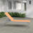 Cand 77.6" Long Metal Reclining  Armless Single Chaise Lounge with PVC-coated polyester Sling Seat and Wheels-1485667024-1485667030