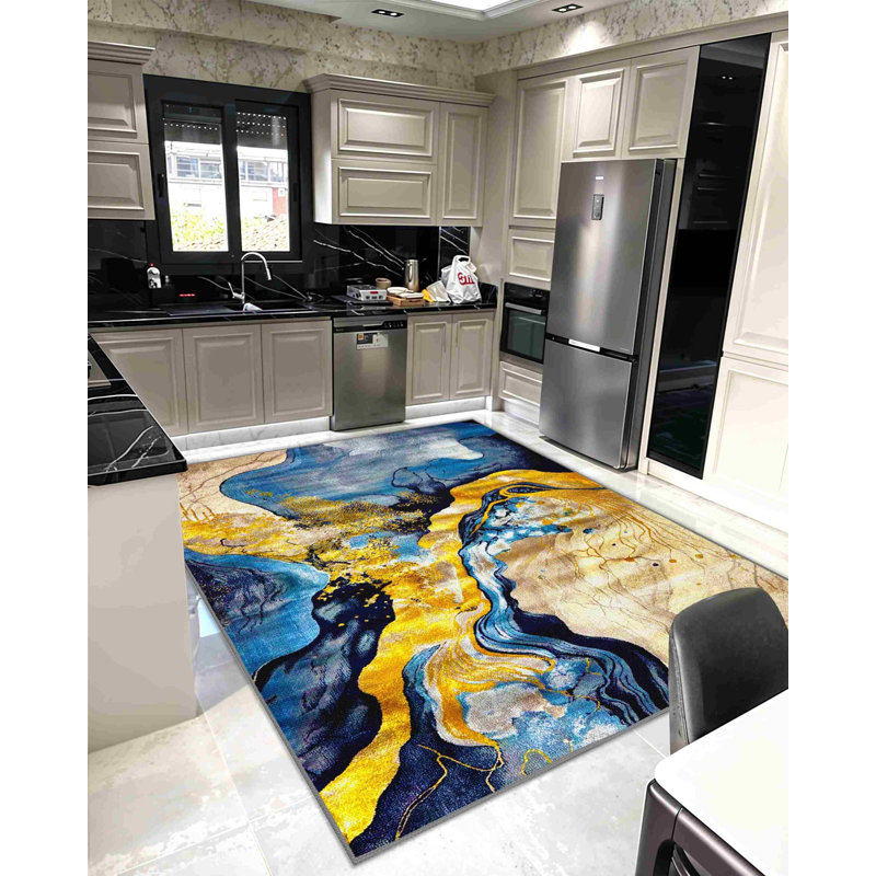 Carleen Rug Design 1111 - Navy, Rectangle 7'10.5" x 10'10"