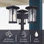 Lampadaire filigrane Ailanni (double)