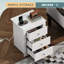 46.5cm W Manufactured Wood Bedside Table-53387169
