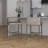 Armana Upholstered Counter Stool with Metal Frame