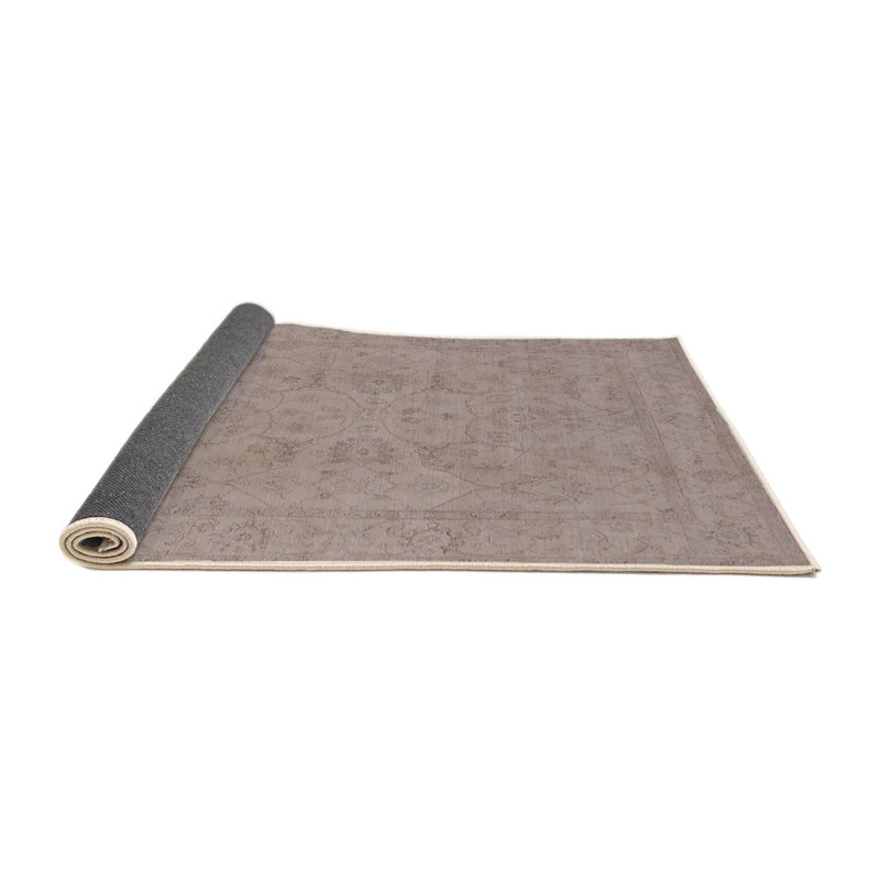 Tapis oriental brun Hoya, Rond 4 pi