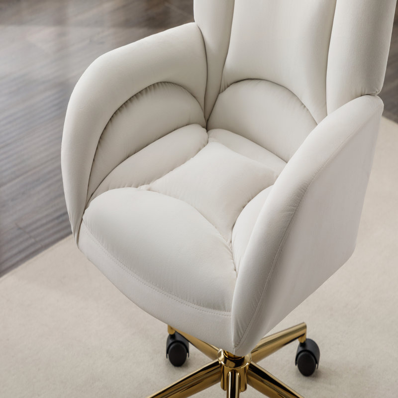 Chaises d'appoint, Velours ivoire