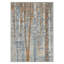 Tapis bleu / brun / beige à motif abstrait moderne lavable à la machine avec envers antidérapant Aura-803113986