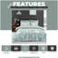 Cotton Blend Floral Duvet Cover with Pillowcases-1154089791