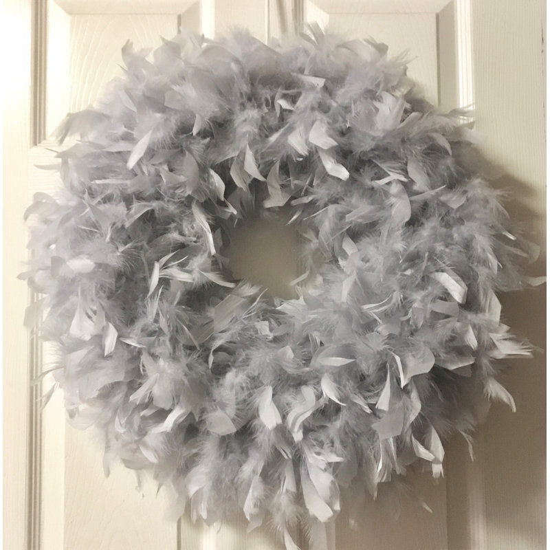 Couronne de plumes 23 po Heather