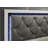 White Led Queen Bed-134863452