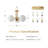 Nathon Glass Semi Flush Mount