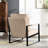 Ramaz Faux Leather Armchair-1034074989