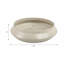 Bol rond rond en terre cuite pour la décoration intérieure - Bol moderne avec motif abstrait pour table de salle à manger ou salon - 14 po, blanc