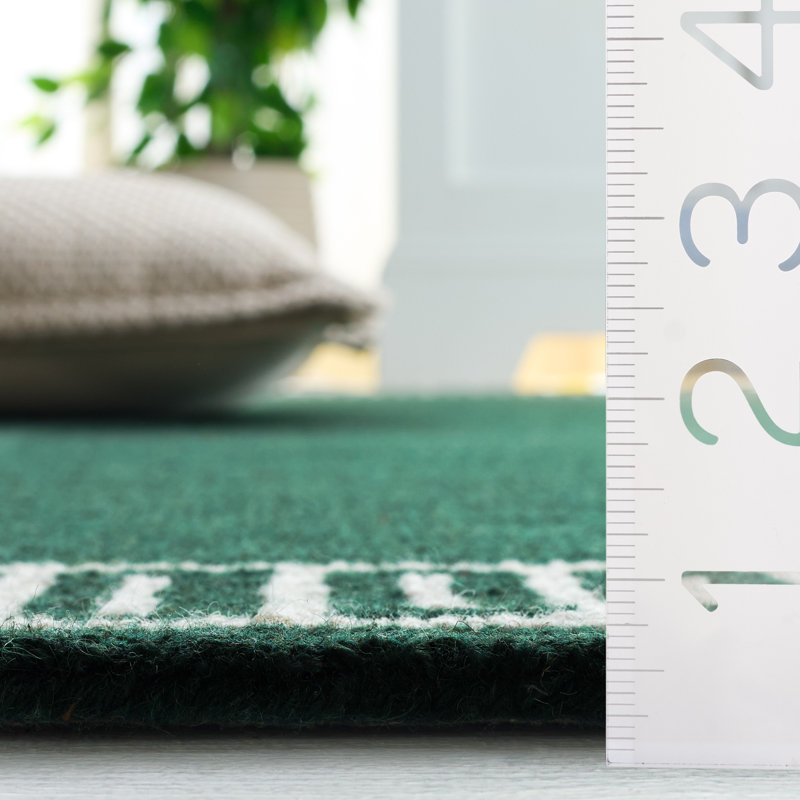 Metro 465 Hand Tufted 80% Wool; 20% Cotton Geometric Rug, Square 6'