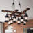 Emerfield 8 - Light Dimmable Classic / Traditional Wooden Chandelier