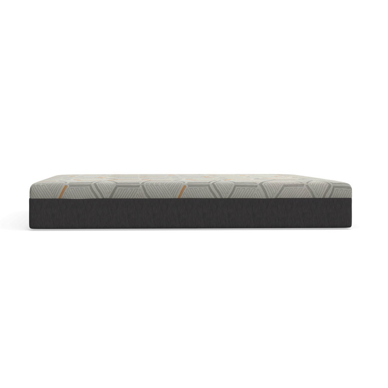 12" Copper Gel Cooling Memory Foam Mattress With Edge Support And Air Grid Base