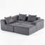 Canapé modulaire multi-personnes pouvant être combiné librement-33005-4-1607487064