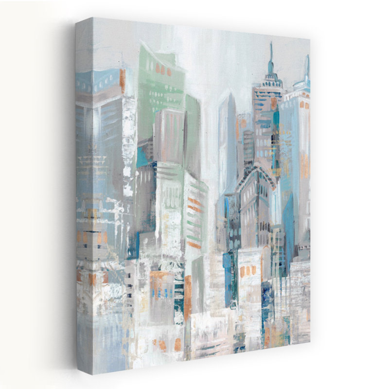 Art urbain moderne, paysage urbain, H 24 po x l 16 po