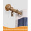Tringles à rideaux en bois pour fenêtres 72 à 144 pouces, tringles à rideaux robustes de 1 po de longueur, tringle à rideaux réglable Boho, tringle à rideaux décorative simple Farmhouse Rustic