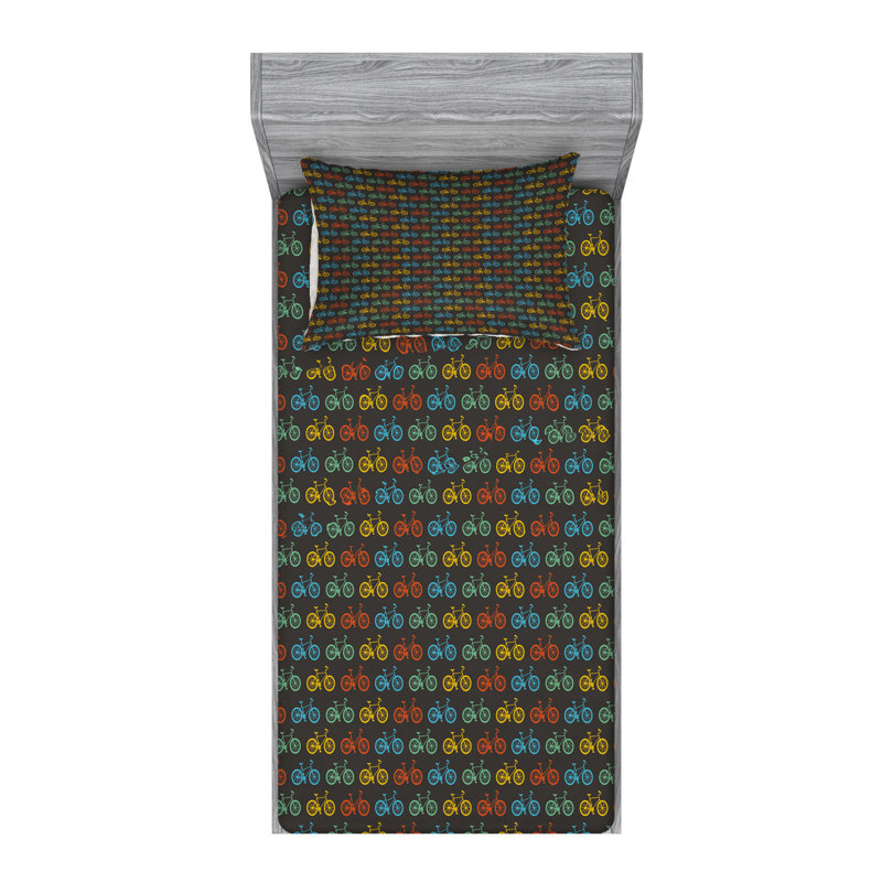 Microfiber Sheet Set, Twin Sheet Set + Fitted Sheet + 1 Pillowcase