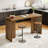 62.99" Rustic Brown Narrow Counter Height Pub Table