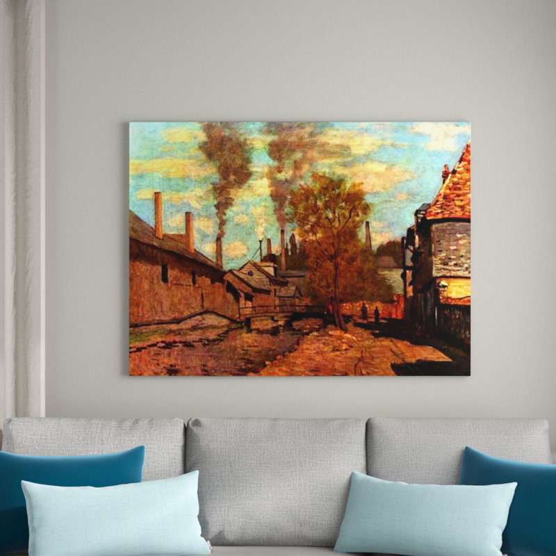 Claude Monet - Wrapped Canvas Painting, 60cm H x 80cm W x 1.8cm D
