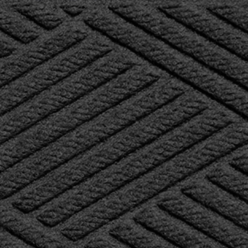 Ensemble de 4 marches d'escalier intérieur / extérieur 8,5 po x 30 po WaterHog® Diamonds, Gris anthracite